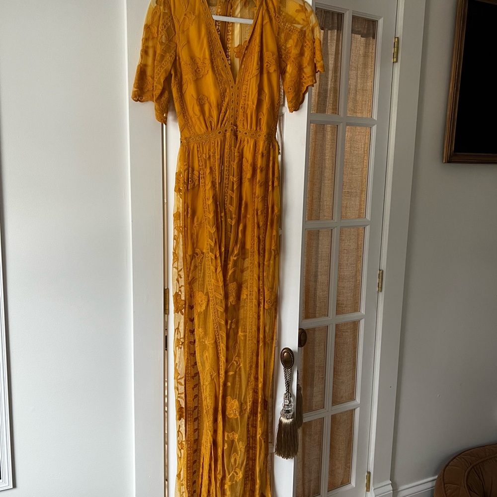 Yellow Lace Dress